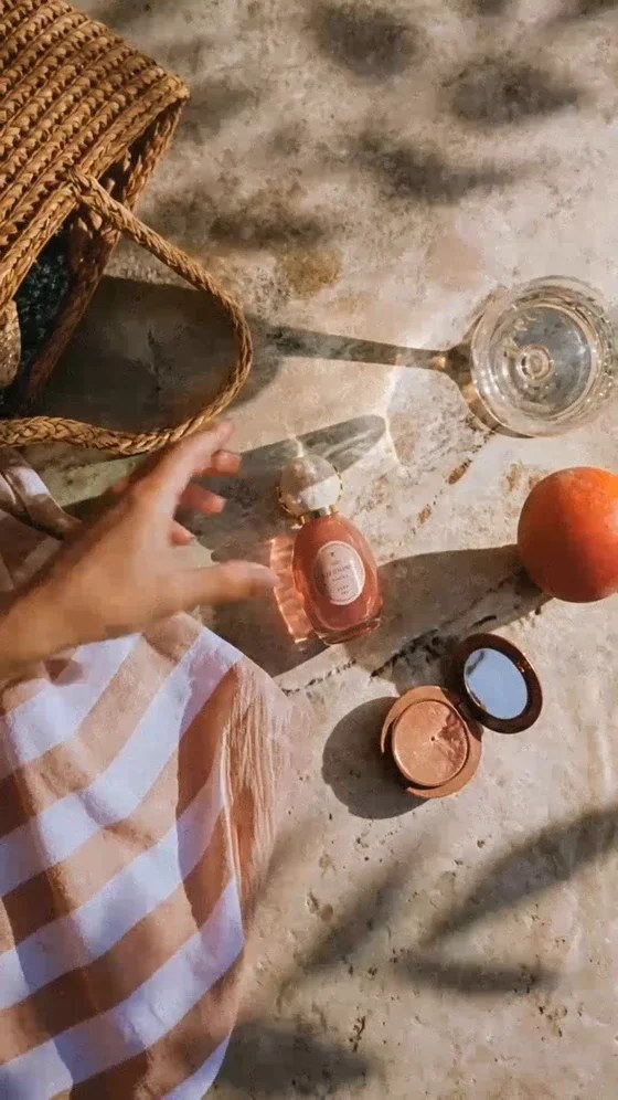 Beauty product ad, cinematic